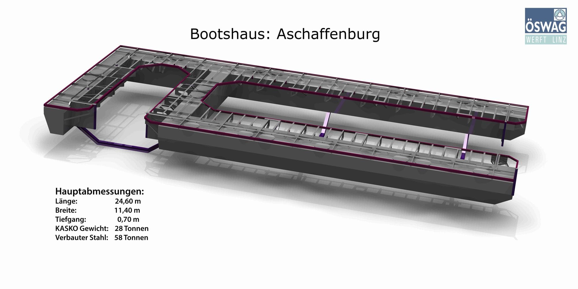 oeswag werft konstruktion design bootshaus aschaffenburg