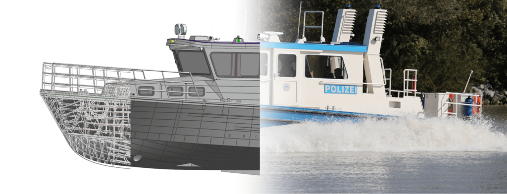 oeswag werft konstruktion & design polzeiboot